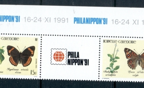 New Caledonia 1991 Insects, Butterflies Philanippon str