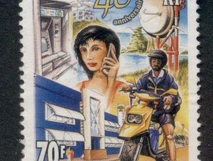 New Caledonia 1998 Post & telecommunications 70f