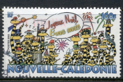 New Caledonia 2002 Greetings Xmas 10f