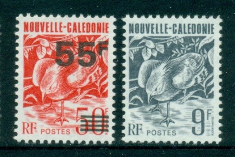New Caledonia 1993-4 Kagu Asst.