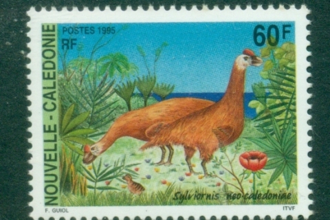 New Caledonia 1995 Fossil Bird