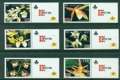 New Caledonia 1996 Flowers, Orchids, Capex