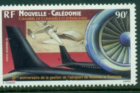 New Caledonia 1993 Tontouta Airport 25th Anniv