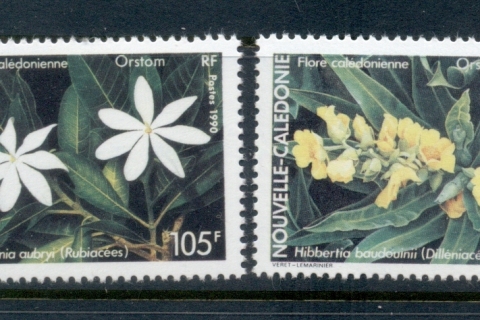 New Caledonia 1990 Flowers