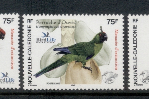 New Caledonia 2005 Birds, parakeets