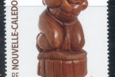 New Caledonia 2009 Sculpture, The Turtle Bearer
