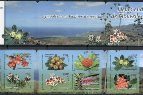 New Caledonia 2015 Flowers P&S booklet