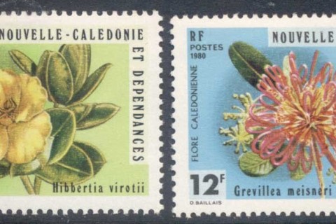 New-Caledonia-1980-Native-Flowers-MUH