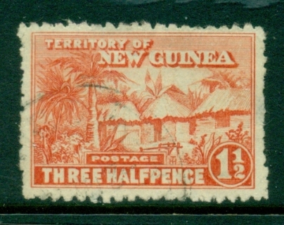 New-Guinea-1925-28-Native-Huts-1-5d-FU