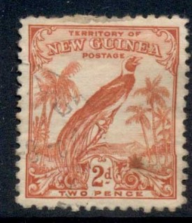 New-Guinea-1932-34-Bird-of-Paradise-undated-2d-FU-2