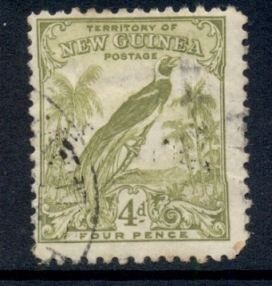 New-Guinea-1932-34-Bird-of-Paradise-undated-4d-FU-2