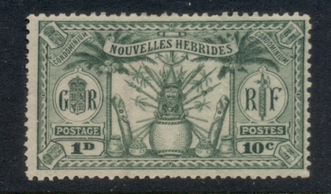 New Hebrides (Fr) 1925 Native Idols 10c