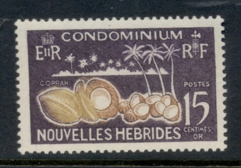 New Hebrides (Fr) 1963-67 Pictorials 15c