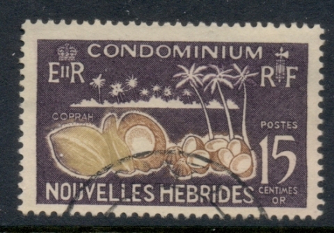 New Hebrides (Fr) 1963-67 Pictorials 15c