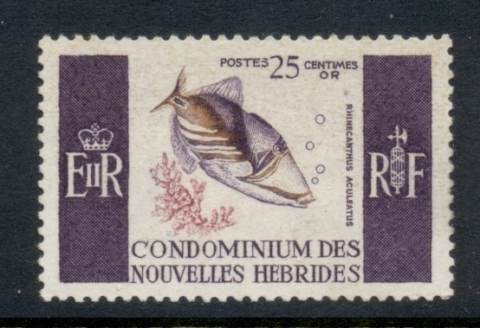 New Hebrides (Fr) 1963-67 Pictorials 25c