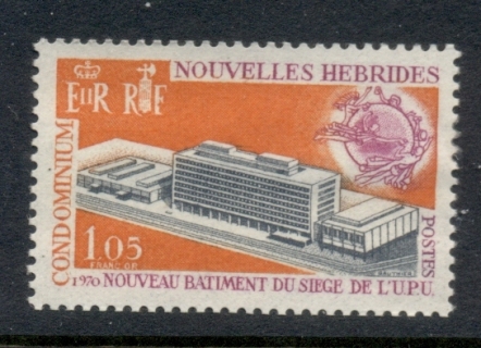 New Hebrides (Fr) 1970 UPU HQ