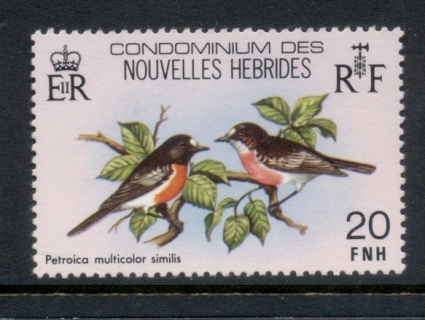 New Hebrides (Fr) 1980 Birds 20f