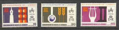 New Hebrides 1966 UNESCO 20th Anniversary