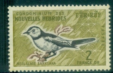 New Hebrides (Fr) 1963-67 Birds 2fr