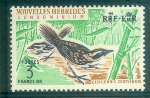 New Hebrides (Fr) 1963-67 Birds 3fr