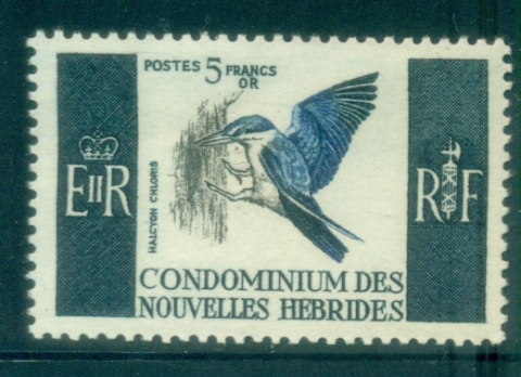 New Hebrides (Fr) 1963-67 Birds 5fr