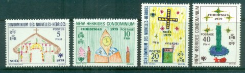 New Hebrides (Fr) 1979 IYC, Xmas, Intl. Year of the Children