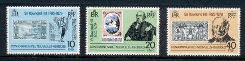 New-Hebrides-Fr-1979-Sir-Rowland-Hill-Death-Centenary-MUH