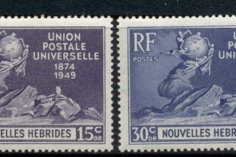 New Hebrides (Fr) 1949 UPU 75th Anniversary