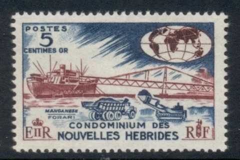 New Hebrides (Fr) 1963-67 Pictorials 5c