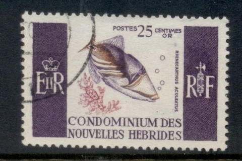 New Hebrides (Fr) 1963-67 Pictorials 25c