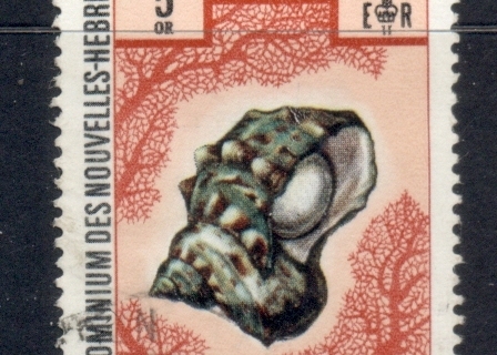 New Hebrides (Fr) 1972 Pictorials, Artifacts, Birds, Seashells 5f