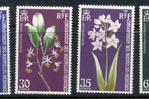 New Hebrides (Fr) 1973 Flowers, Orchids