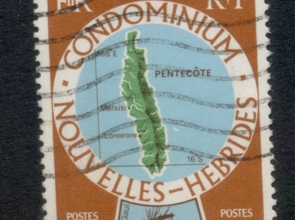 New Hebrides (Fr) 1977-78 Pictorials, Map 35f