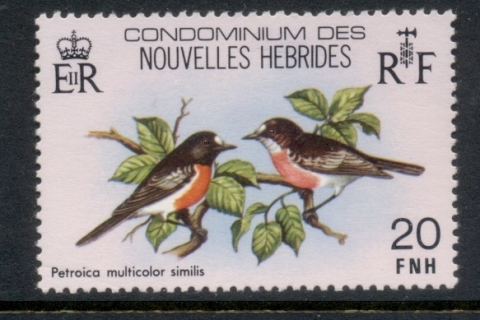 New Hebrides (Fr) 1980 Birds 20f