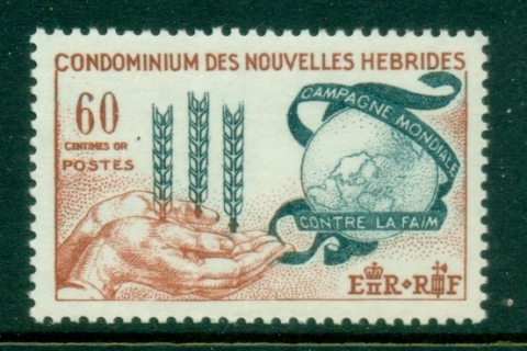 New Hebrides (Fr) 1963 FFH Freedom From Hunger