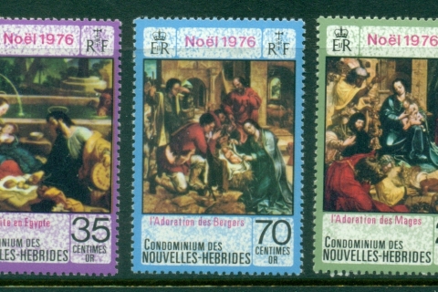 New Hebrides (Fr) 1976 Xmas