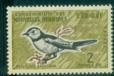 New Hebrides (Fr) 1963-67 Birds 2fr
