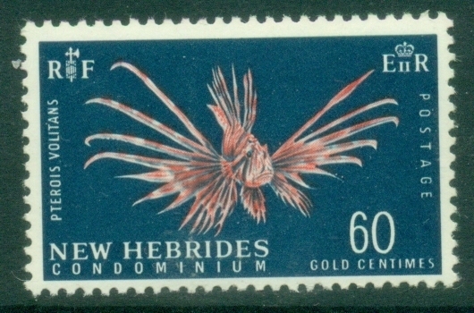 New-Hebrides-Fr-1967-Local-Flora-and-Fauna-60c-MUH