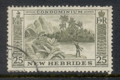 New Hebrides (Br) 1957 Pictorial View 25c