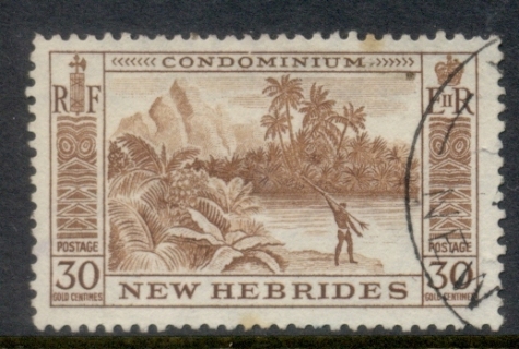 New Hebrides (Br) 1957 Pictorial View 30c