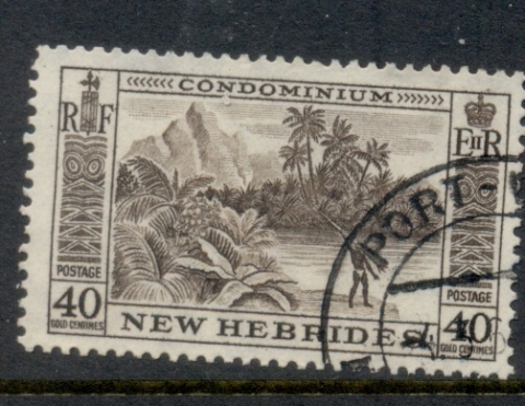 New Hebrides (Br) 1957 Pictorial View 40c