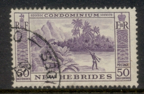 New Hebrides (Br) 1957 Pictorial View 50c
