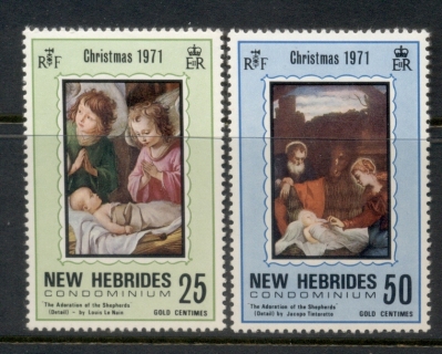 New Hebrides (Br) 1971 Xmas