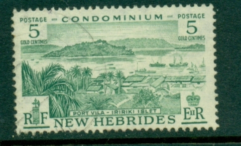 New Hebrides (Br) 1957 Pictorial 5c