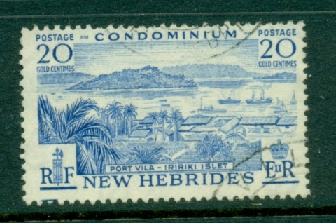 New Hebrides (Br) 1957 Pictorial 20c