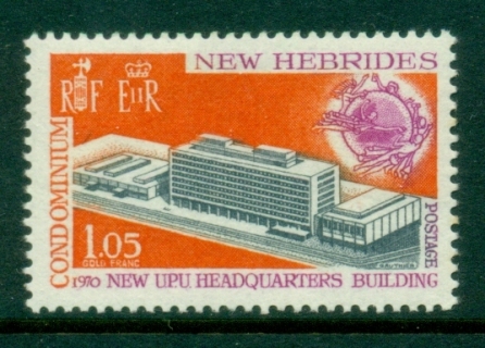 New Hebrides (Br) 1970 UPU HQ