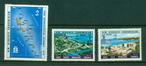 New Hebrides (Br) 1975 First representative Assembly