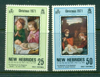 New Hebrides (Br) 1971 Xmas