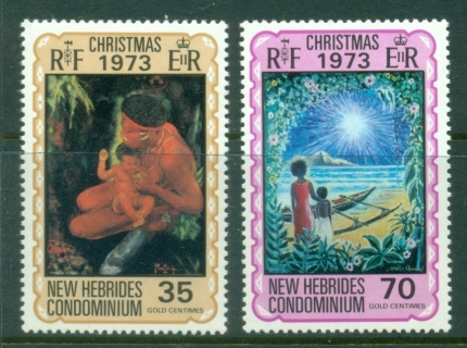 New Hebrides (Br) 1973 Xmas