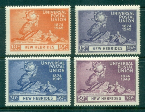 New Hebrides (Br) 1949 UPU 75th Anniversary